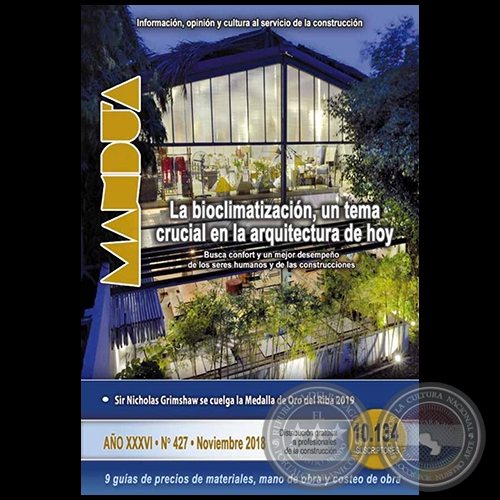 MANDUA Revista de la Construcción - Nº 427 - Noviembre 2018